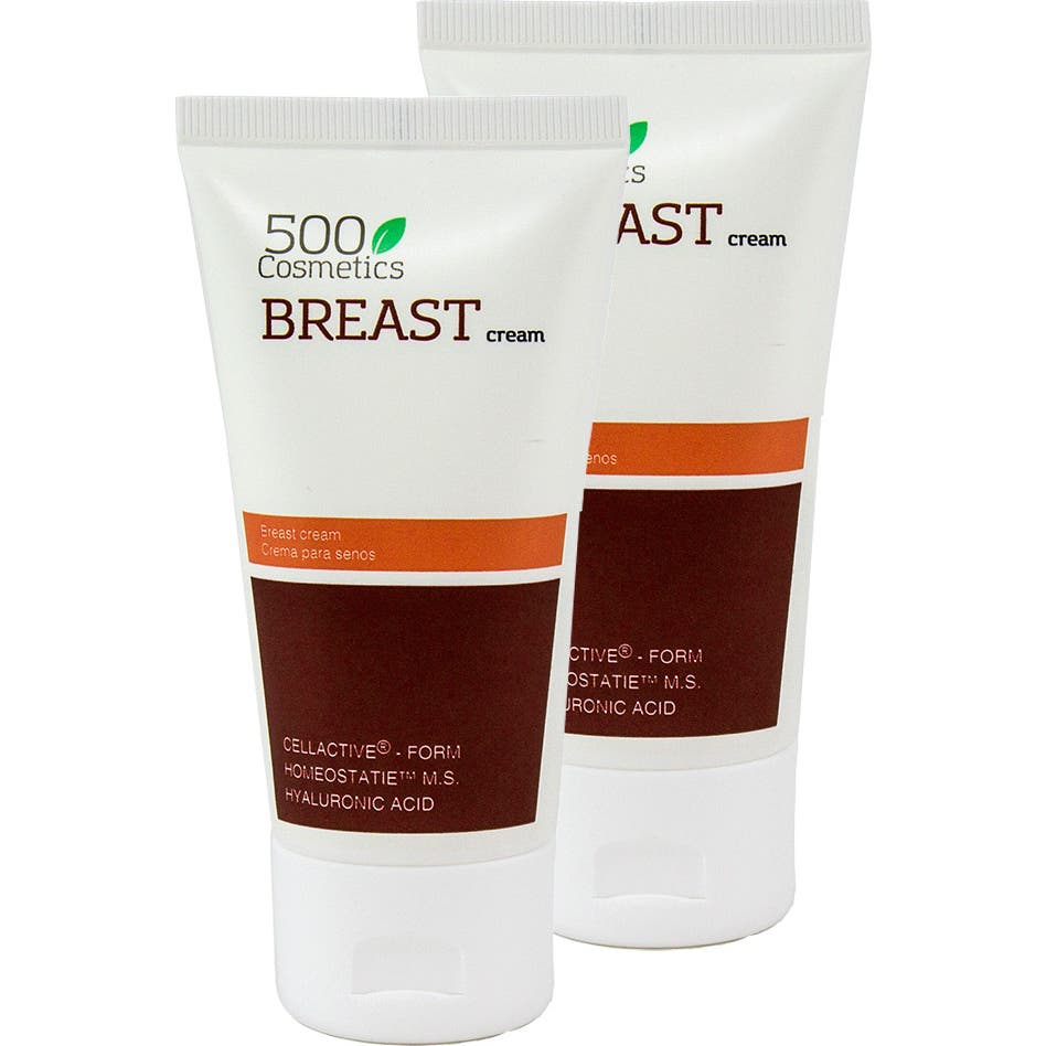 500Cosmetics Breast Cream Crema Para Aumento Senos 2x100ml