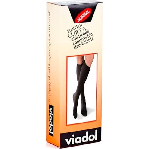 Prim Viadol Calcetín Compresión Normal Hombre Negro Talla M 1par