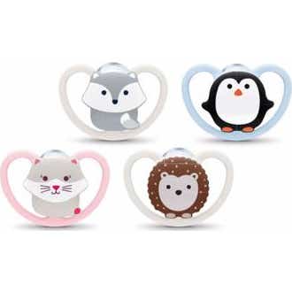 Nuk Pack Space Chupetes Silicona 0-6 m 2 uds