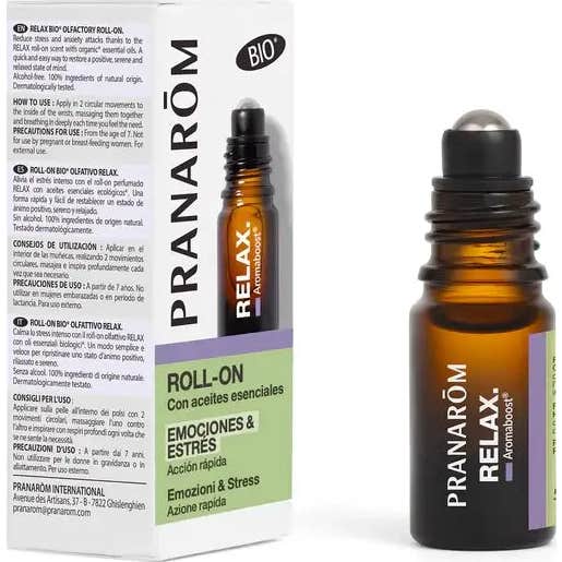 Pranarôm Aromaboost Relax Roll-On Bio 5 ml