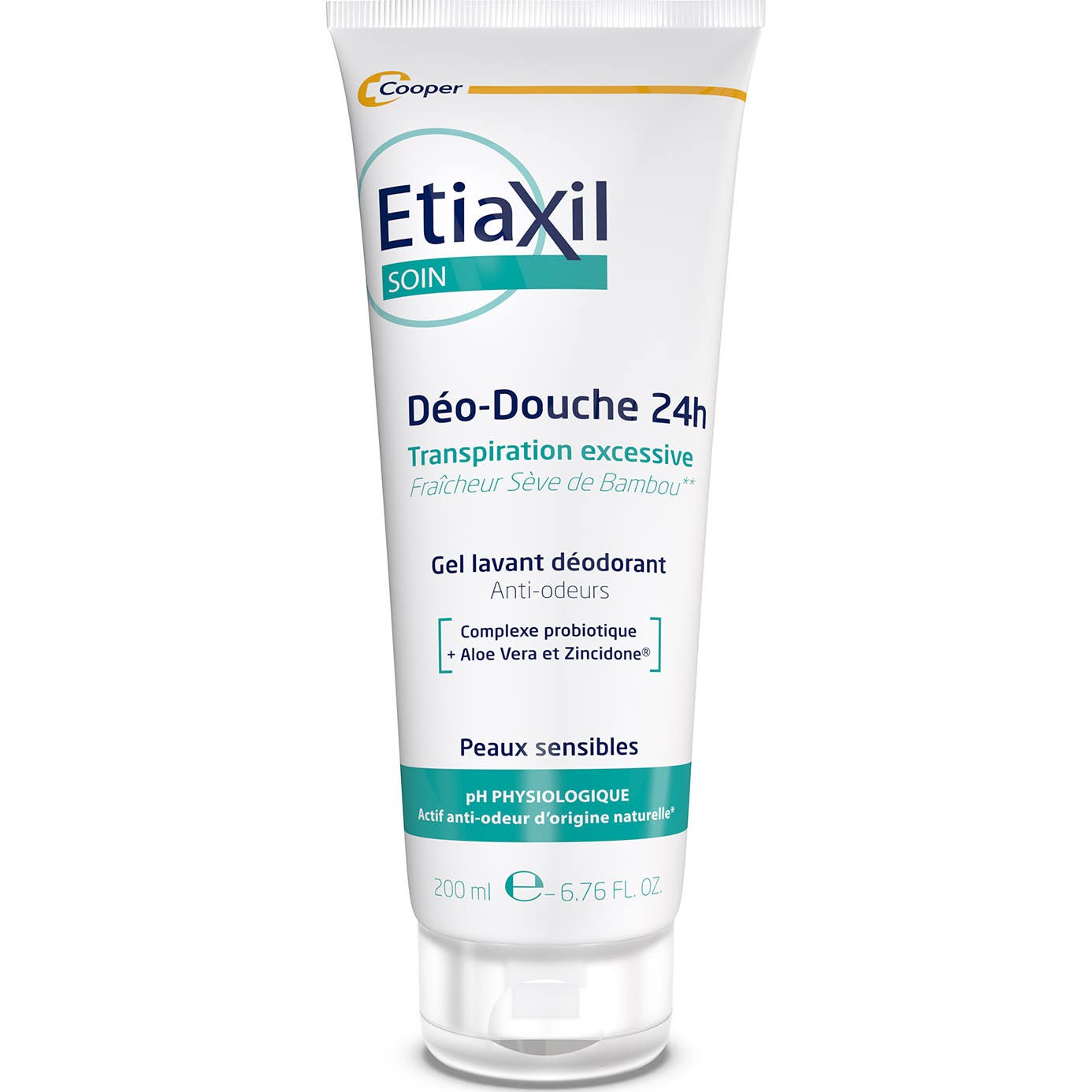 Etiaxil Deo-Ducha 24H Transpiración Excesiva Gel Limpiador Desodorante 200 ml