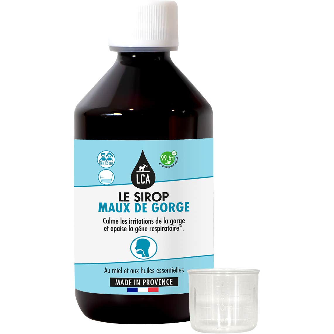 LCA Sirop Maux de Gorge BIO 250ml