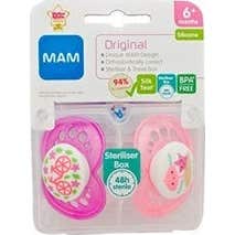 MAM Chupete Silicona Original Matt A 6+ Meses 2 uds
