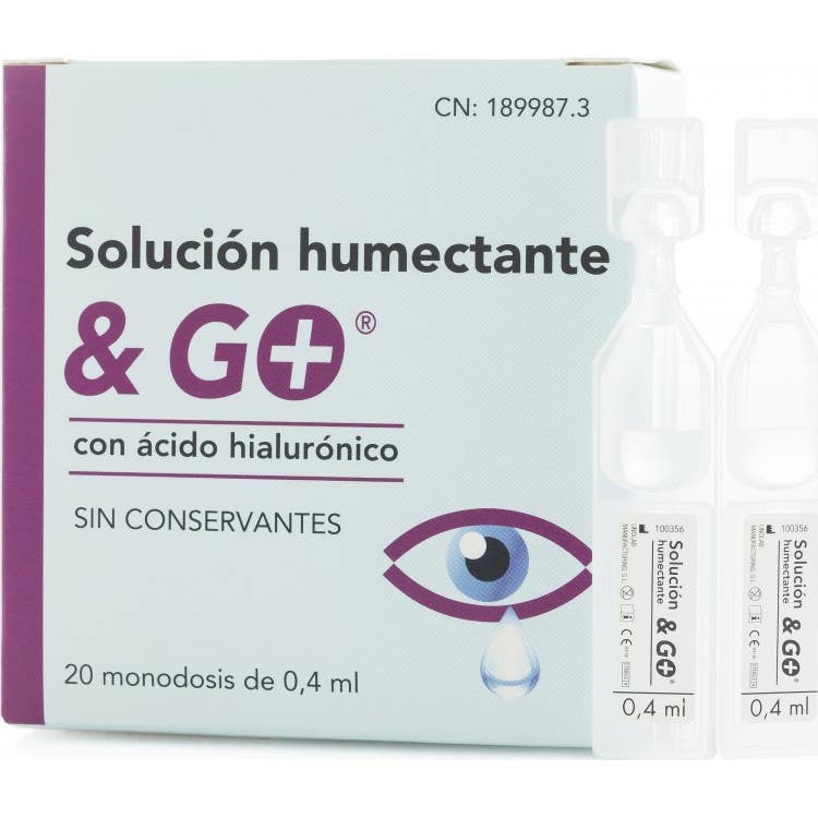 & Go Solución Humectante con Ácido Orgánico 20x0,4ml