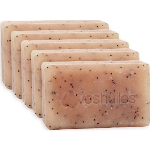 Voshuiles Pack Jabones de Limón y Menta Piel Grasa 5x100g