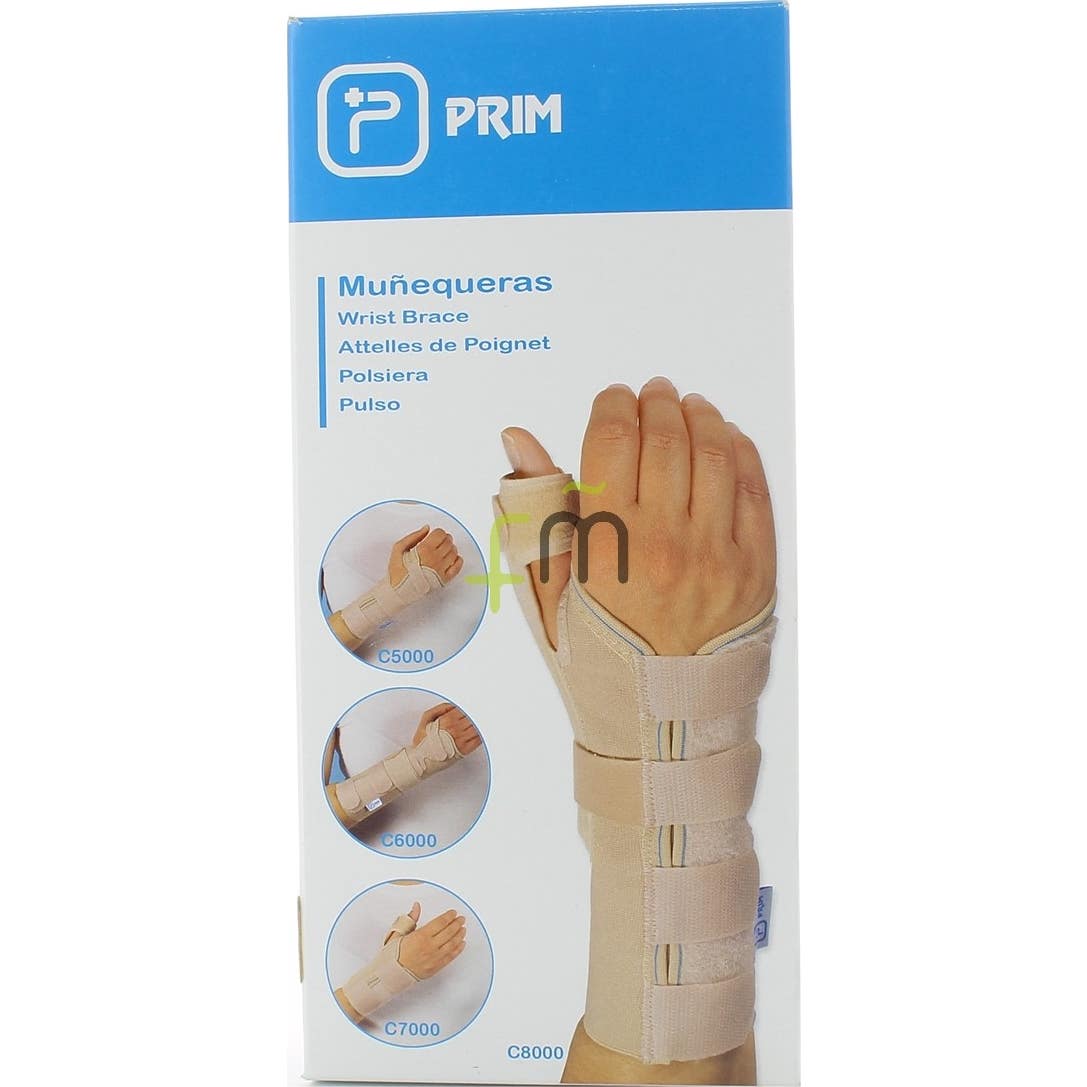 Prim Muñequera Férula en Pulgar C800 Izquierda Beige 12-15cm TXL 1 Unidad