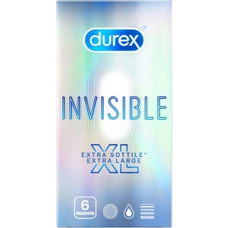 Durex Invisible XL 6uds