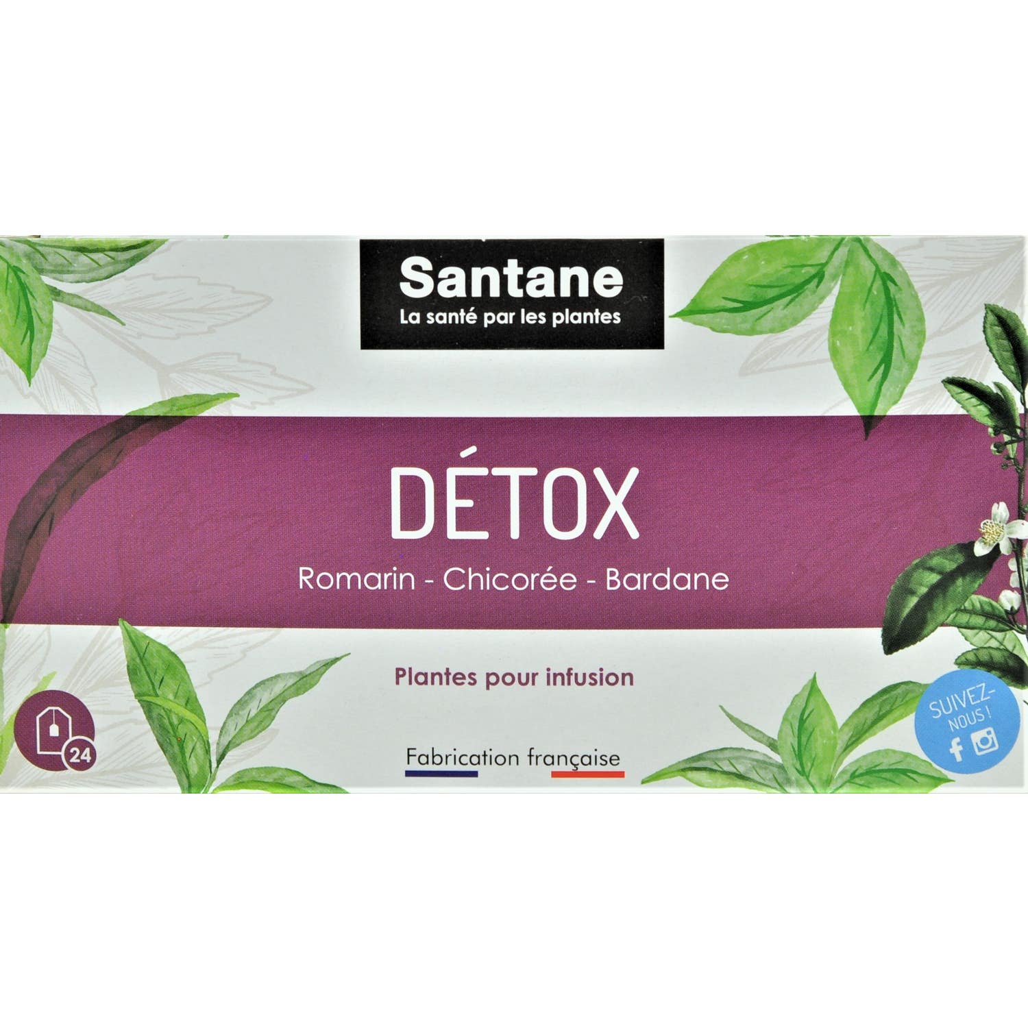 Iphym Mezcla Infusión Detox 24 Sobres