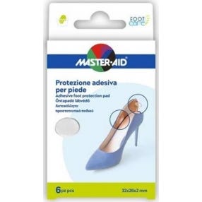 Master-Aid Foot Care Gel Adhesive Protection 6 uds
