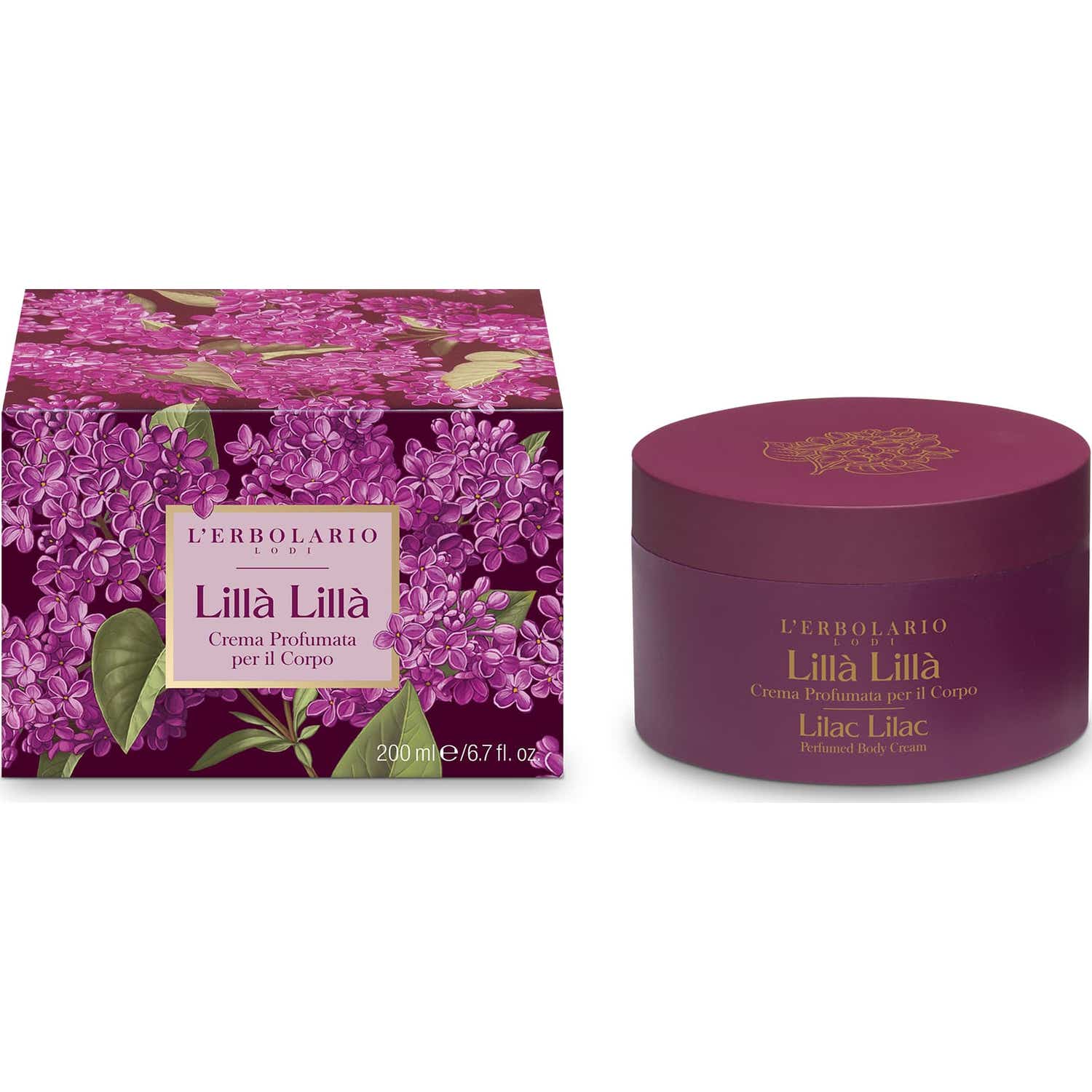 L'erbolario Lillà Lillà Body Cream 200Ml