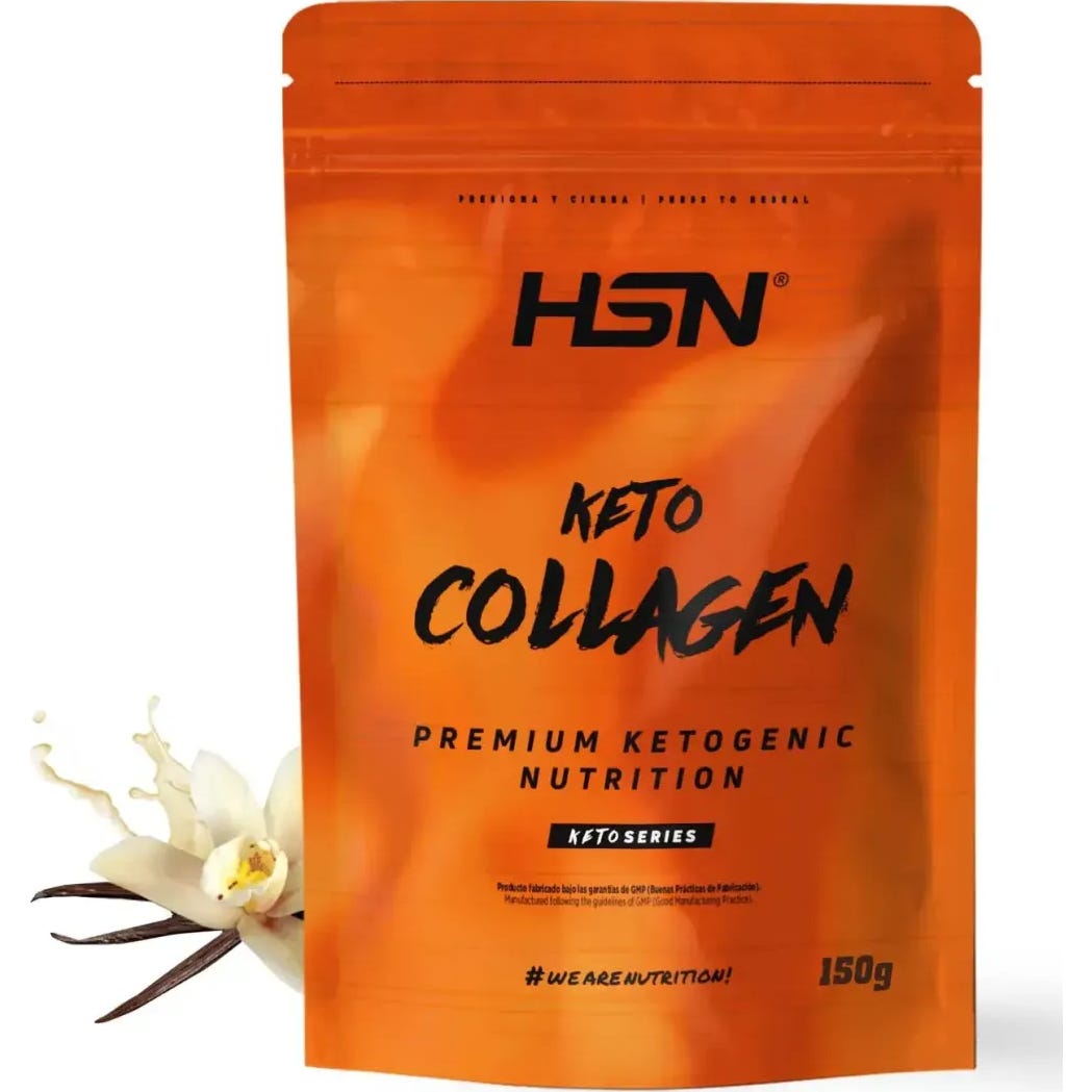 HSN Keto Colágeno Hidrolizado Bovino en Polvo Vainilla 150g