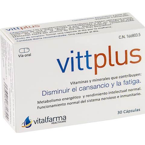 Vitalfarma Vittplus 30 Cápsulas