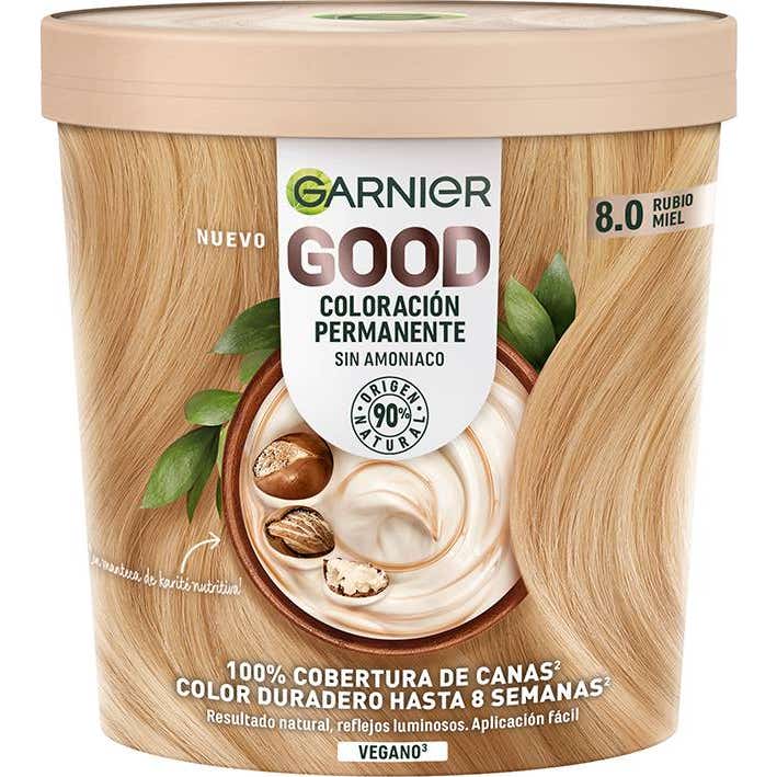 Garnier Good Coloración Permanente Nro 8.0 Rubio Miel 217ml
