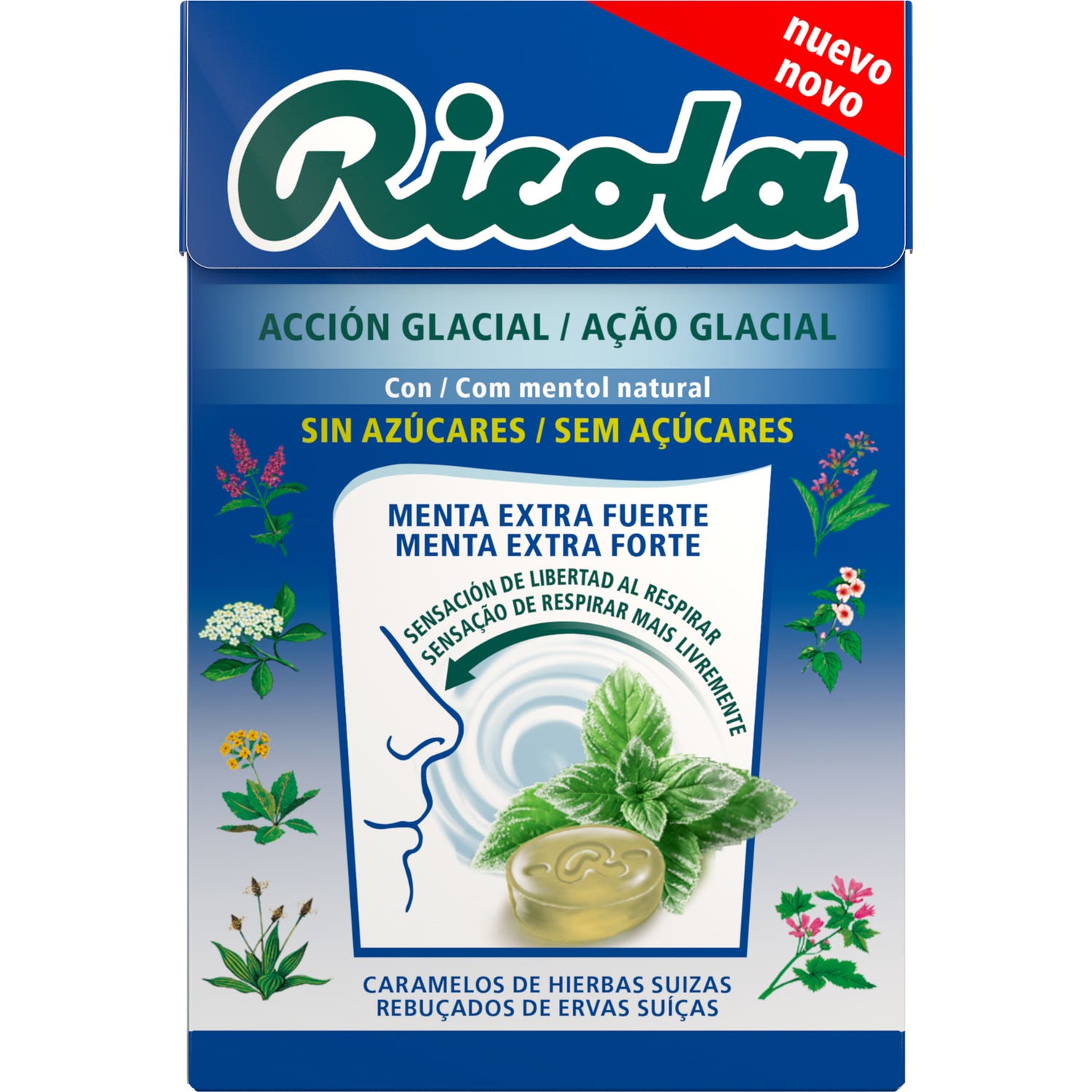 Ricola Caramelos Extra Fuertes Menta 50g