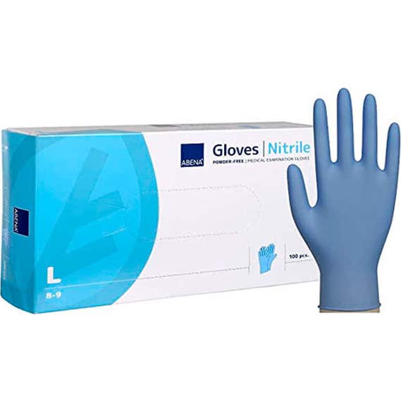 Abena guantes Látex Natural Talla L 100 uds