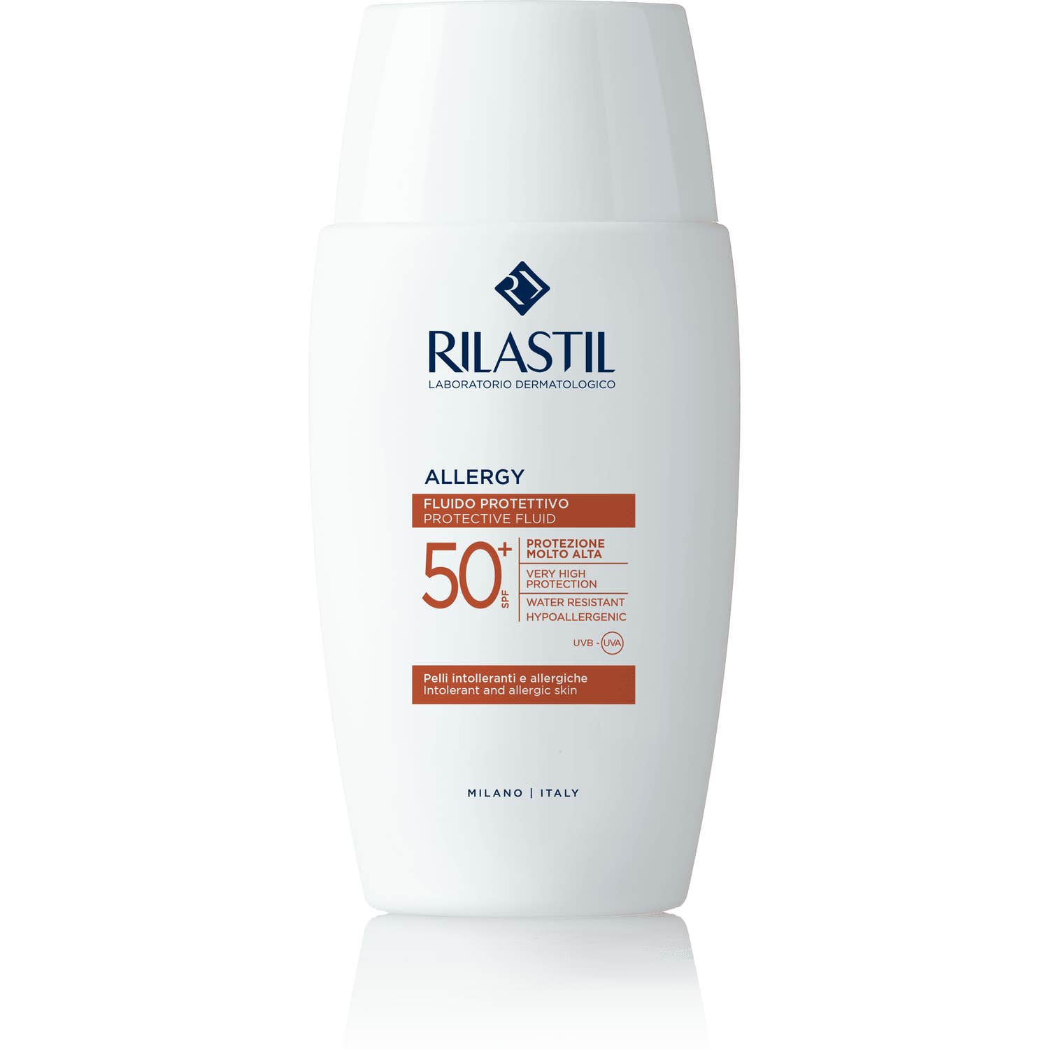 Rilastil Sun System Allergy Fluido Solar Facial Piel Alérgica SPF50+ 50ml