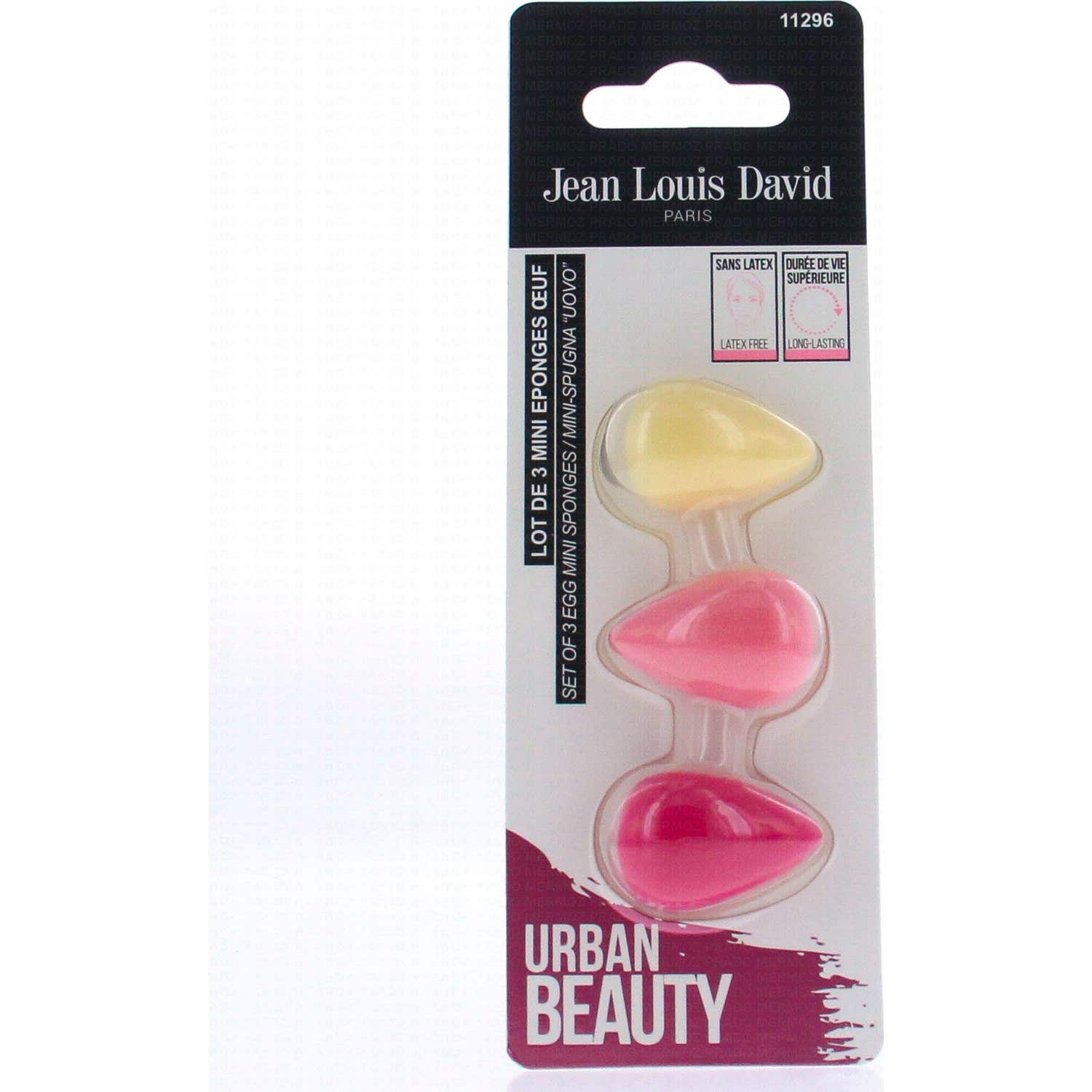Jean Louis David Urban Beauty Esponja Huevo 3uds