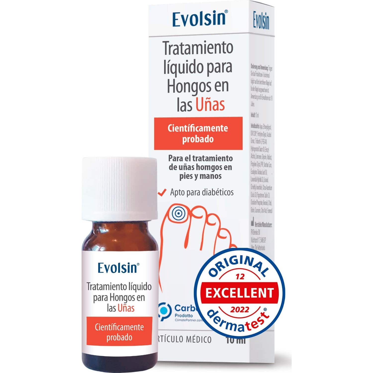 Evolsin Tratamiento Líquido para Hongos en las Uñas 10ml