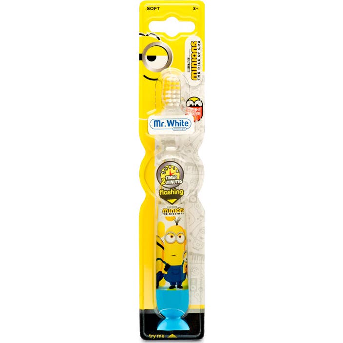 Mr. White Cepillo de Dientes Eléctrico Luminoso Minions 1 ud