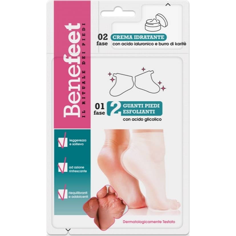 Benefeet Pack Foot Gloves + Moisturizing Cream