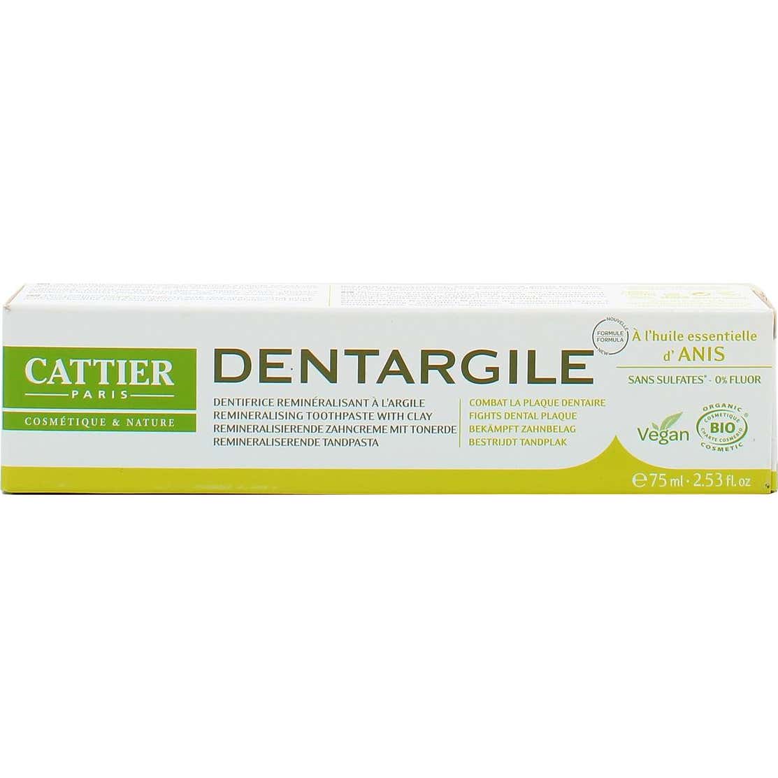 Cattier Dentifrico Dentargile Anis 75ml