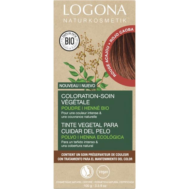 Logona Colorante Vegetal 050 Caoba 2x50g