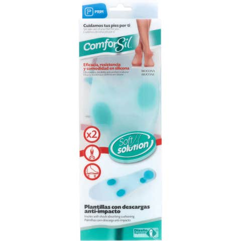 Comforsil Plantilla con Descarga Anti-Impacto T-Mediana 1 par