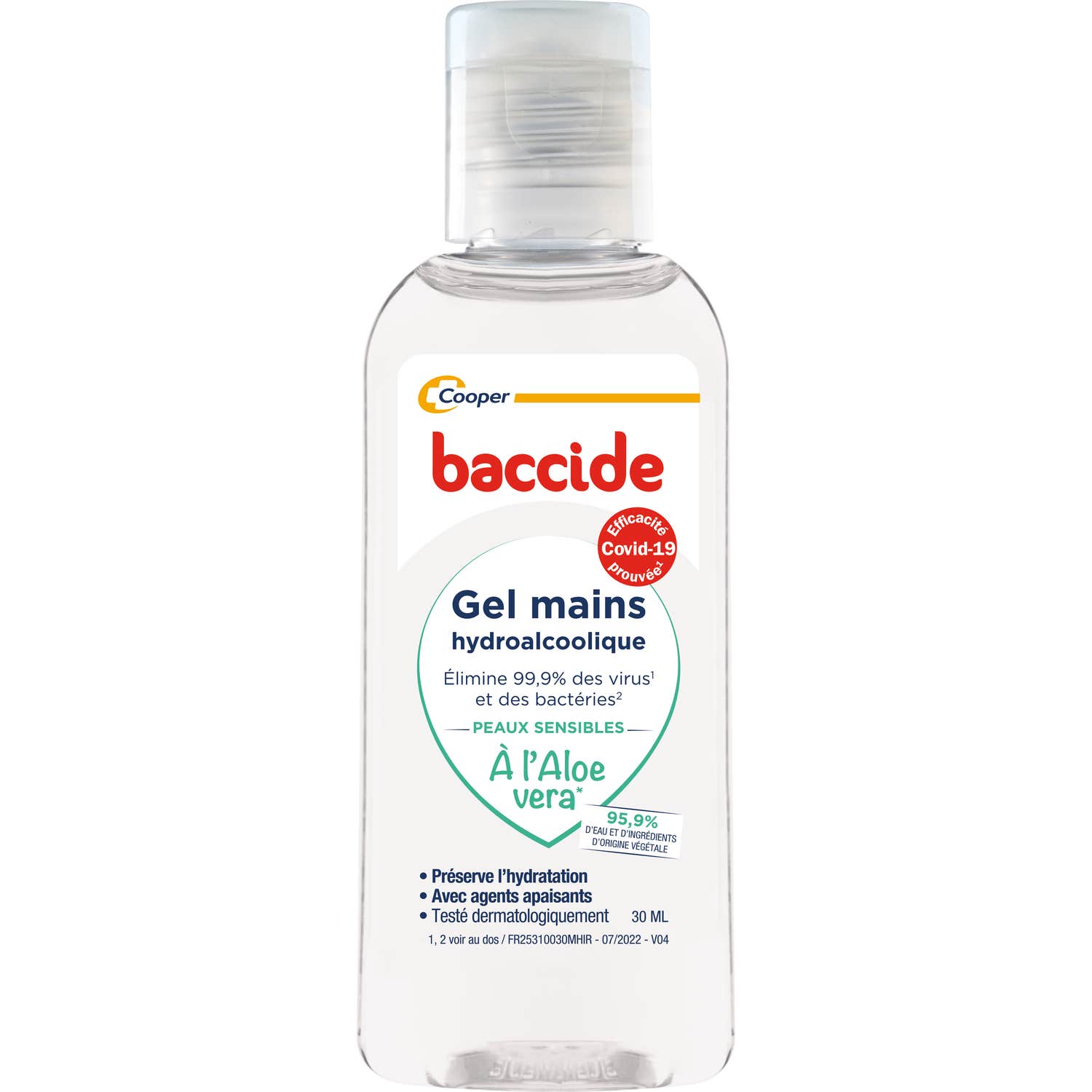 Baccide Gel de Manos Hidroalcohólico Pieles Sensibles 30 ml