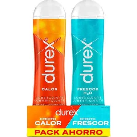 Durex Pack Lubricantes Calor 50 ml + Frescor H2 O 50 ml