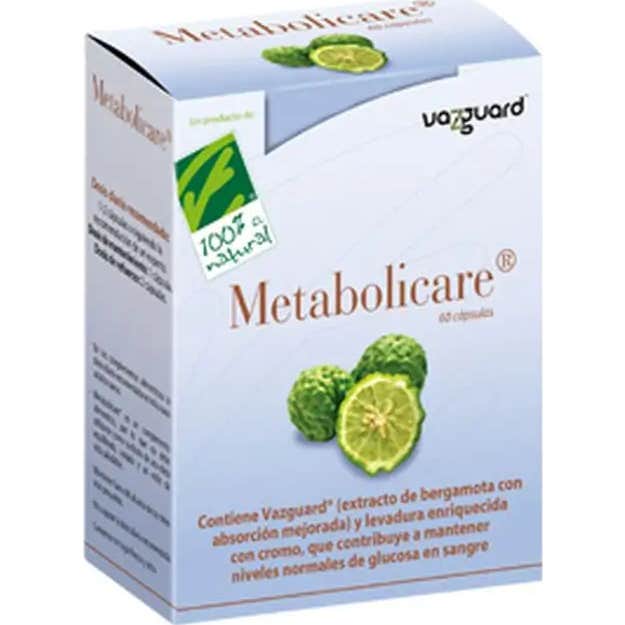 100% Natural 3 X Metabolicare 60 Cápsulas - Imagen 3