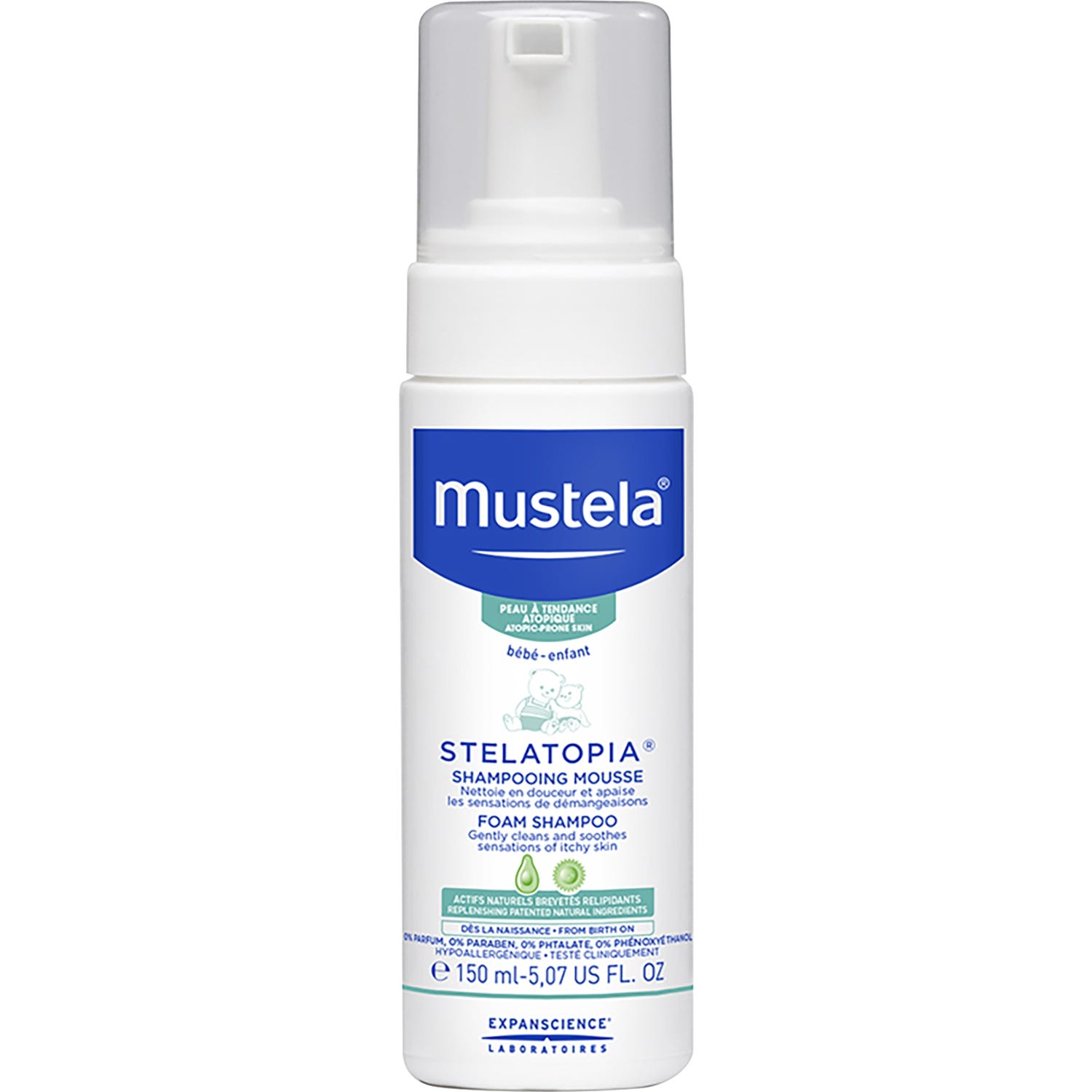 Mustela Stelatopia Champú Mousse 150ml