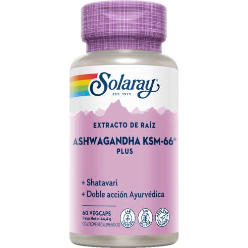Solaray Ksm66 Plus Ashwagandha 60 Vegcaps
