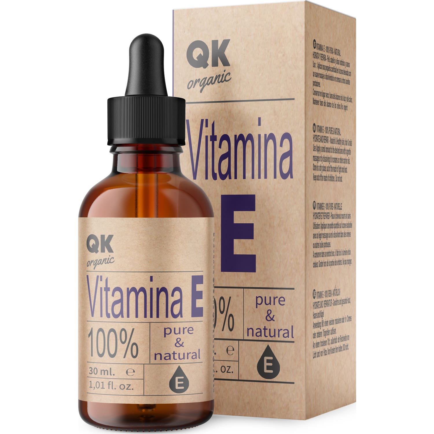 QKnatur Vitamina E Líquida Pura 30ml