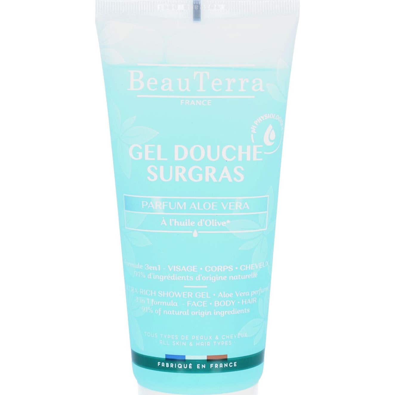 BeauTerra Gel de Ducha Surgras Aloe Vera 200ml