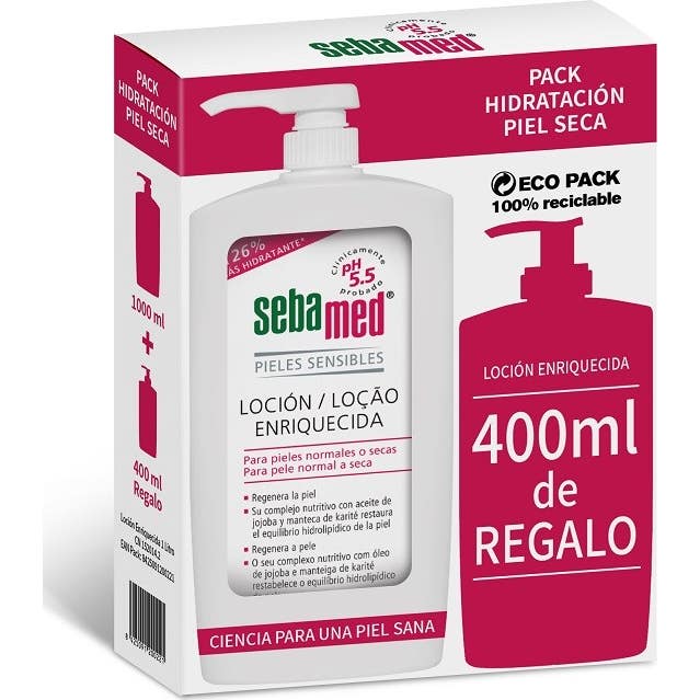 Sebamed Pack Loción Enriquecida 1000 ml + 400 ml
