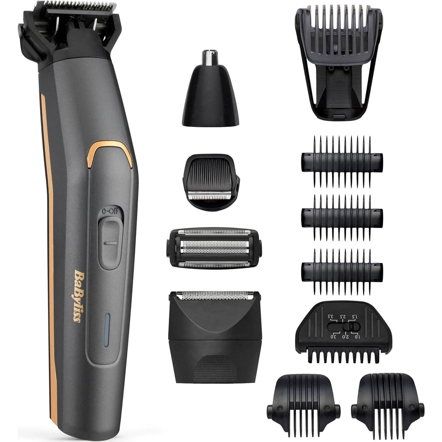 Babyliss Barbero Graphite Precision Multi Trimmer 12 en 1 Mt987e 1 ud