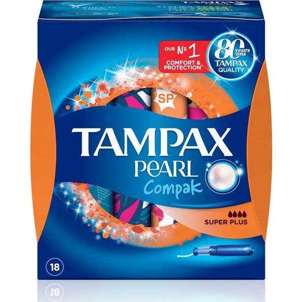 Tampax Compak Pearl Caja Mixta 18uds