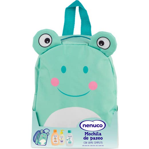 Nenuco Pack Mochila de Paseo Rana + 3 productos