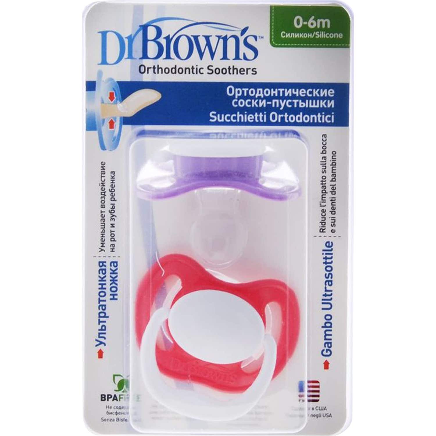 'Dr. Brown''s Chupete 0-6 M 1ud'