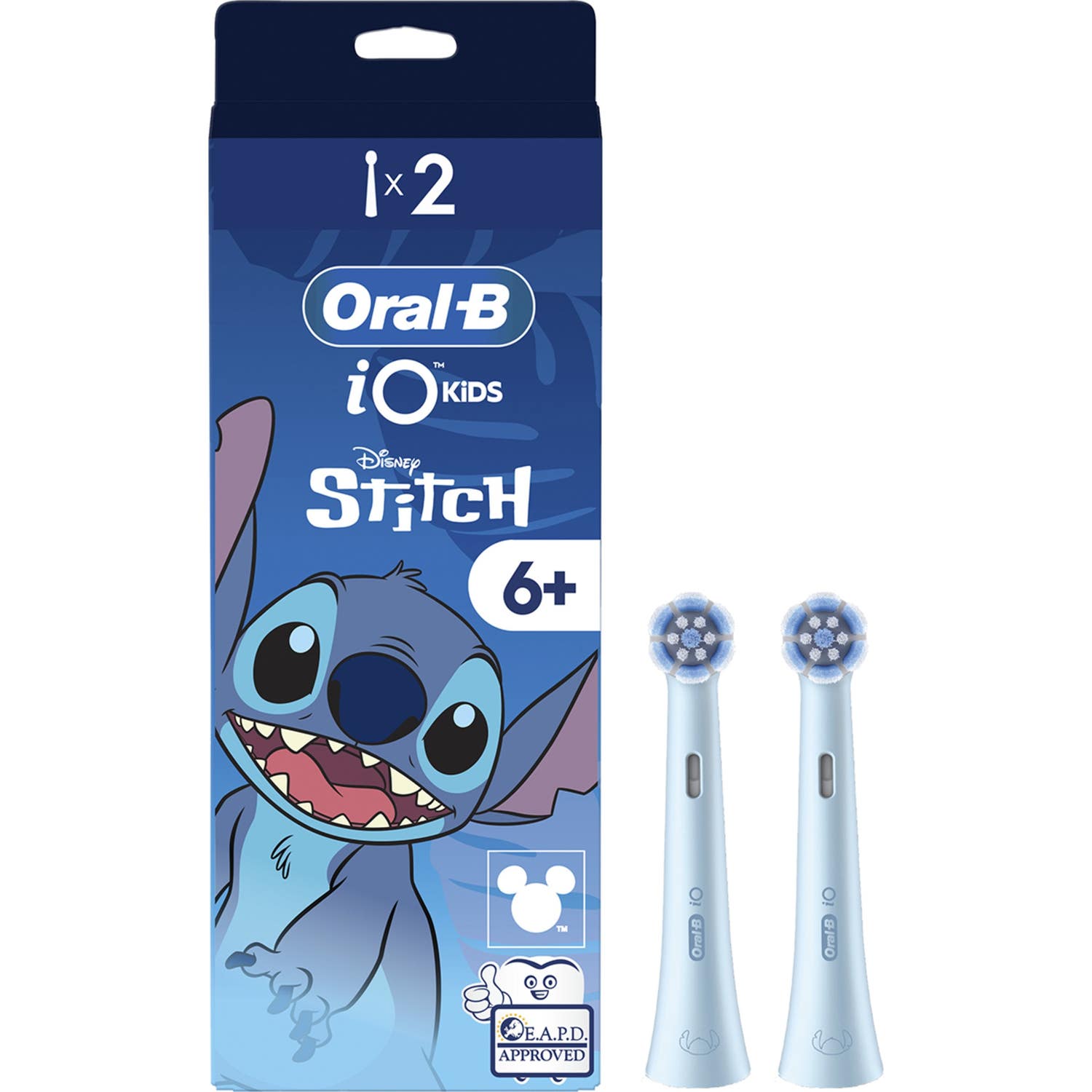 Oral-B IO Kids Disney Stitch Cabezal Cepillo Eléctrico 2 uds