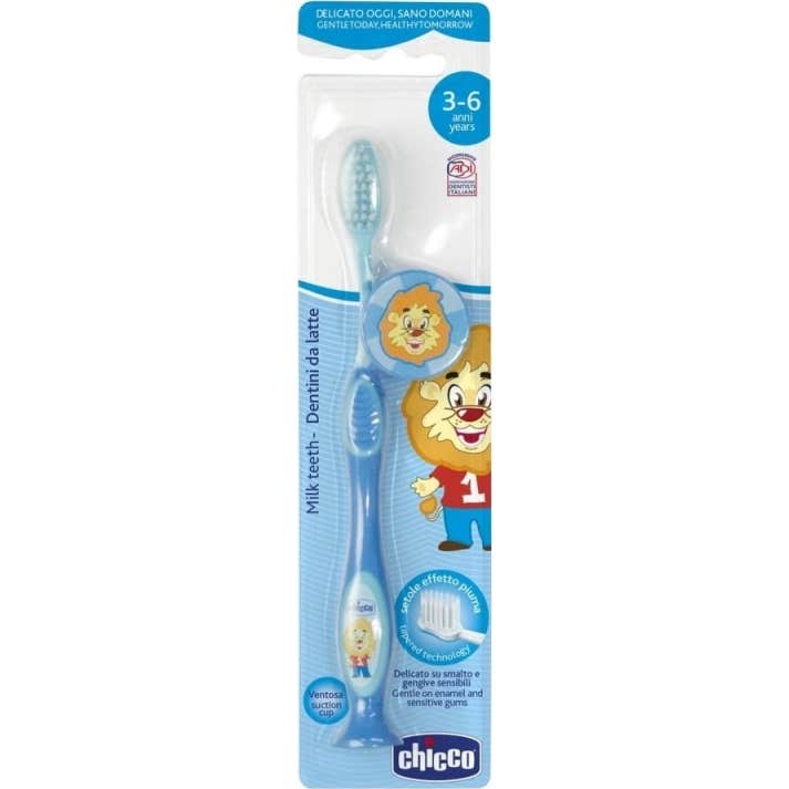 Chicco Cepillo Dental Infantil 3-6 a León Azul 1 ud