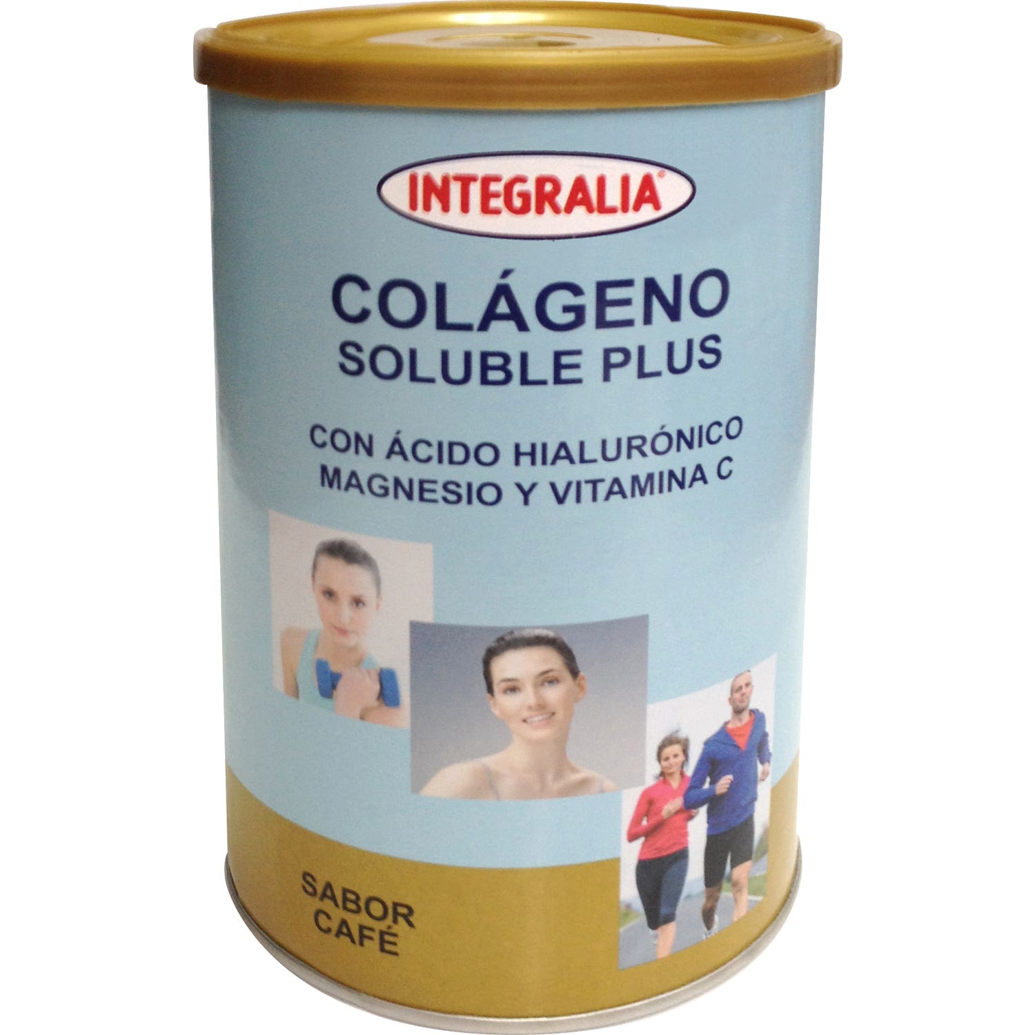 Integralia Colágeno Soluble Plus hialurónico magnesio sabor café 360g