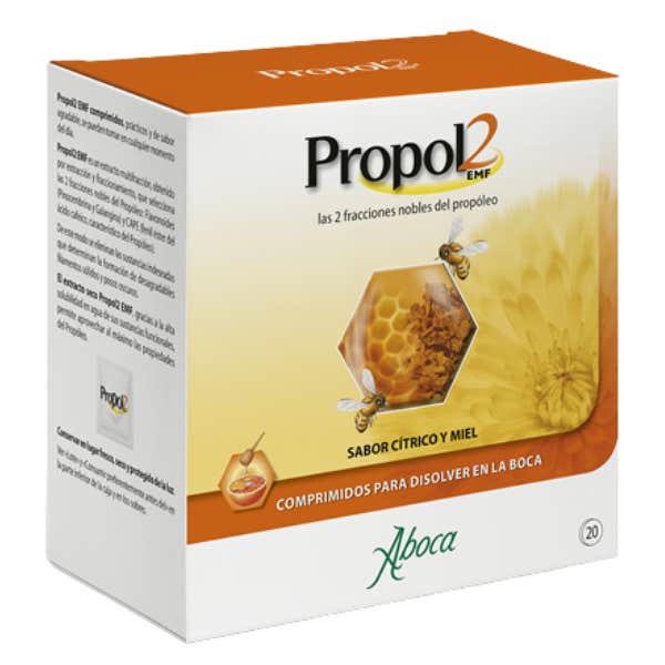 Aboca Propol2 Emf Tabletas Cítrico y Miel 20 comp