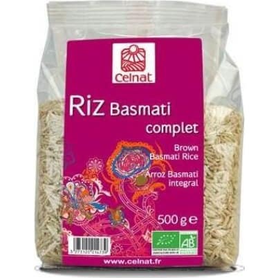 Celnat Arroz Basmati Integral Bio 500g