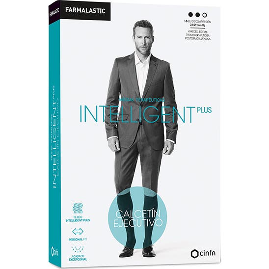 Farmalastic Novum Calcetin Caballero Intelligent Plus Negro T-5