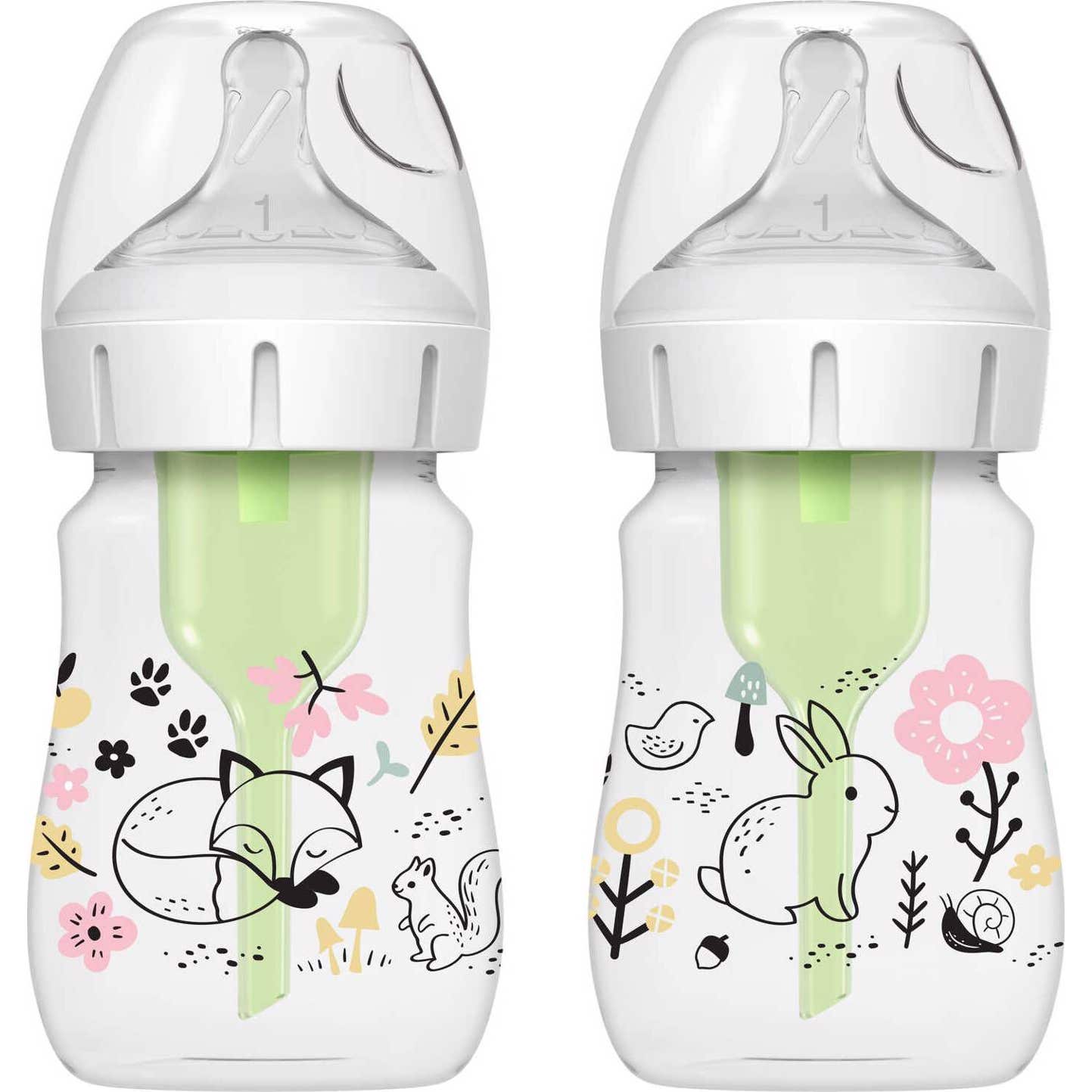 'Dr. Brown''S Pack Options+ Biberón Boca Ancha Bosque Pp 2uds'