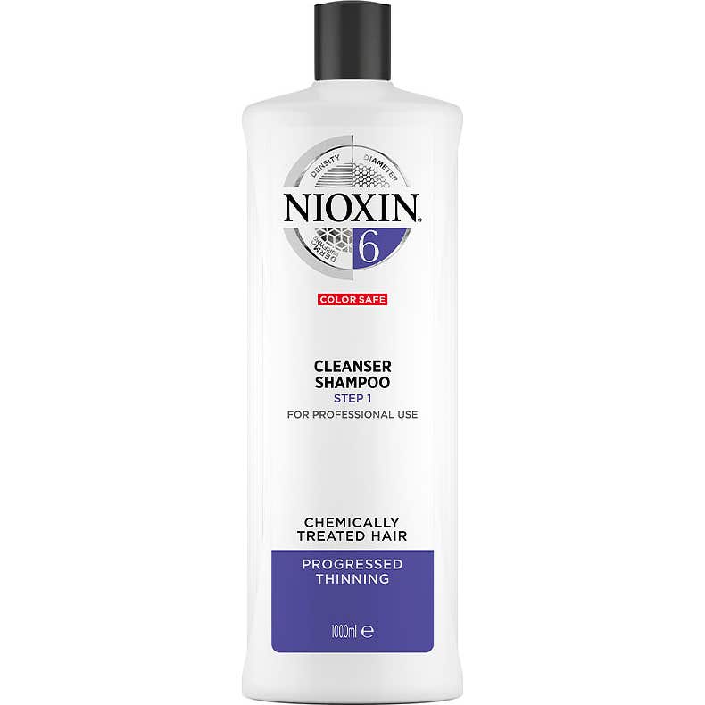 Nioxin System 6 Shampoo Volumizing Very Weak Coarse Hair 1000 ml