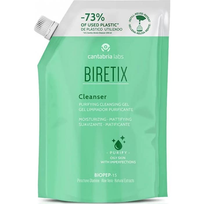 Biretix Cleanser Gel Limpiador Purificante Recarga 400ml