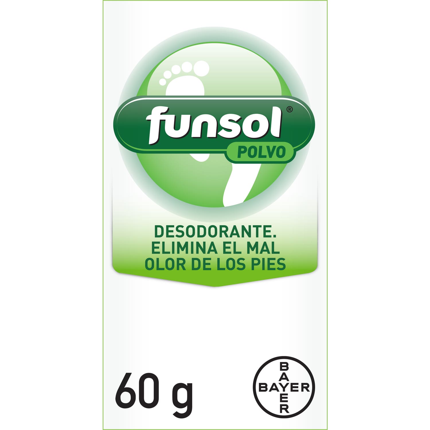 Funsol Desodorante en Polvo Pies 60g