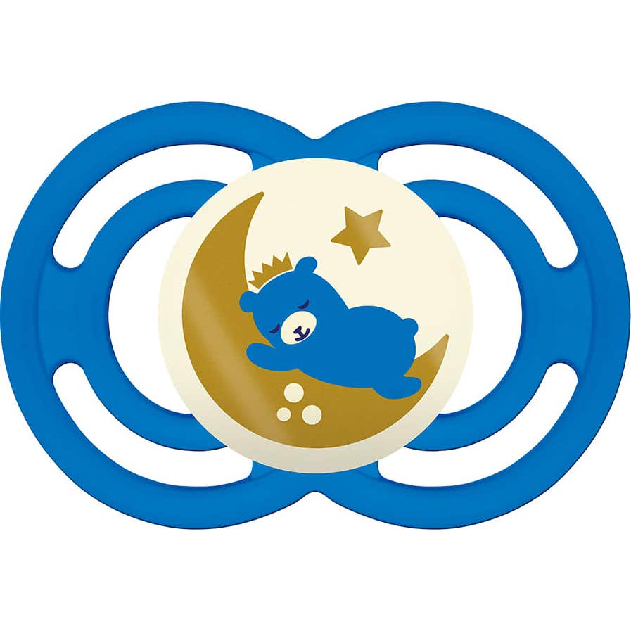 Chupete Silicona Mam Perfect Night + 16 M Azul